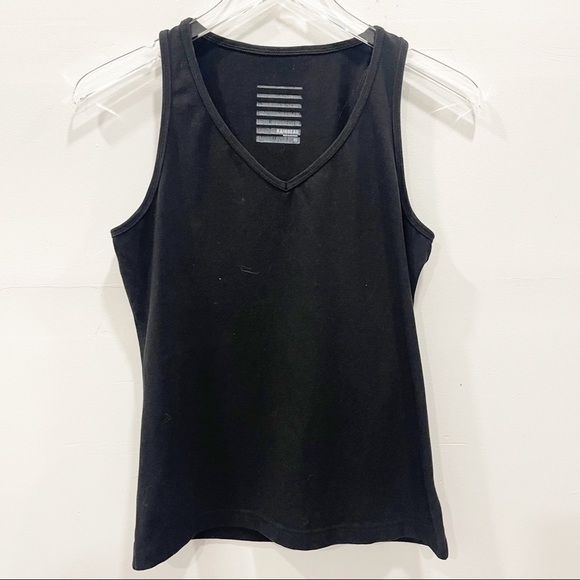 Rainbeau Black Tank Top Sleeveless Medium Athletic Sporty - Picture 1 of 5